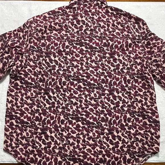 Calvin Klein Jeans Women's Animal Print Shirt Small, Long Sleeve | New - Picture 12 of 15